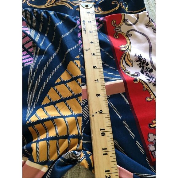 Her Bottari Women Multi Print High Rise Colorful Legging SZ S - Picture 9 of 11